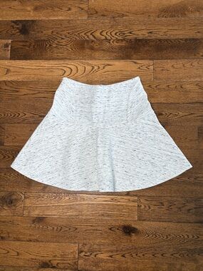 Wilfred Cream Speckled A-Line Circle Skirt Size 2